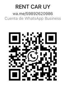 Código QR de WhatsApp de Rent Car UY